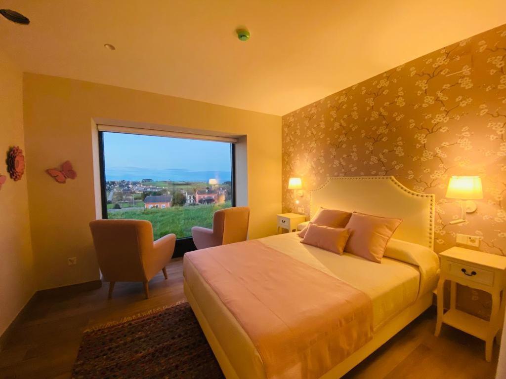 Hotel El Pinar Villapedre Esterno foto